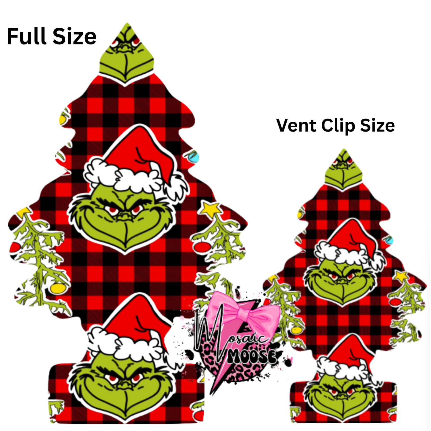 Little Trees Buffalo Plaid Grinch