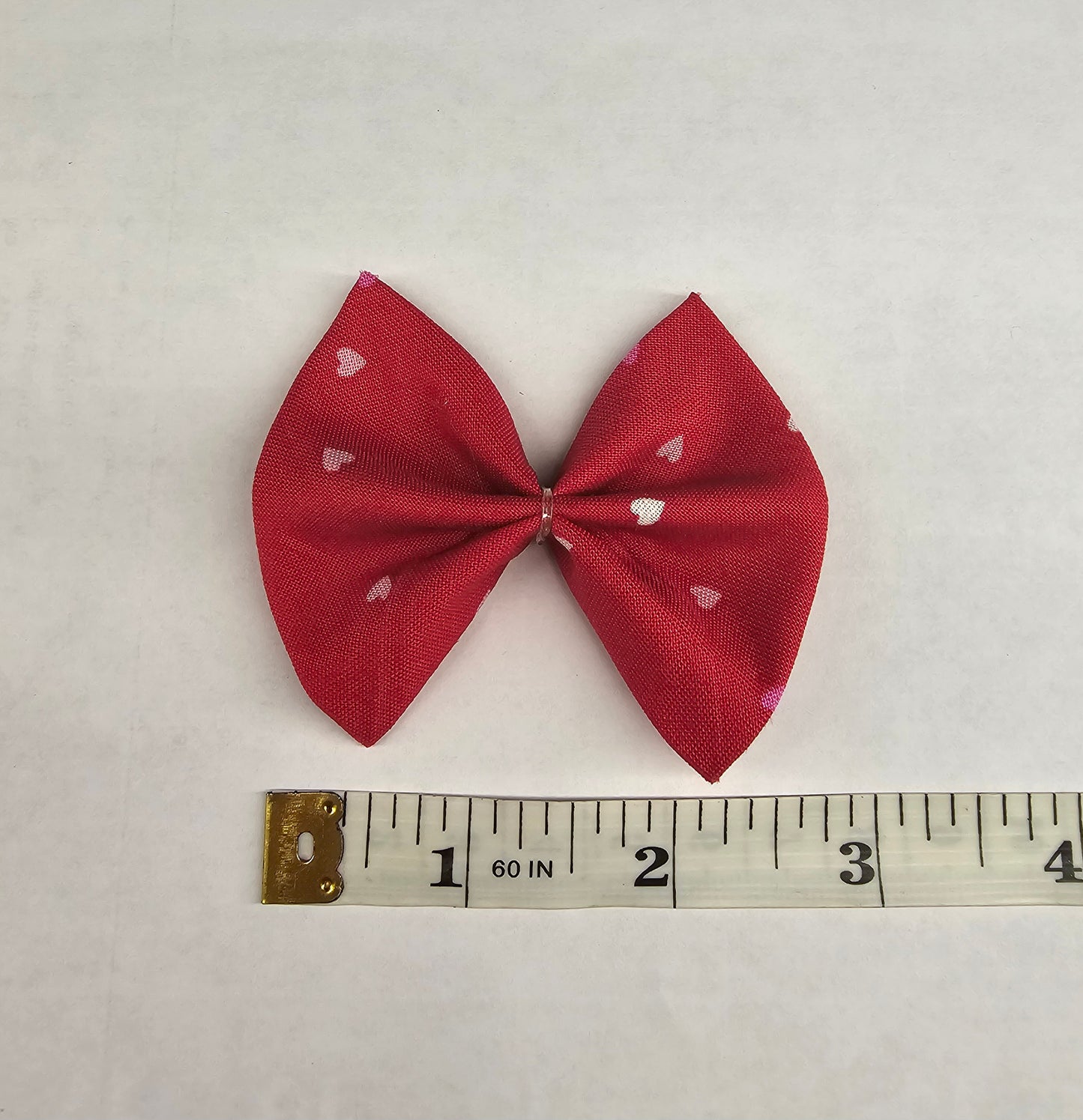 Red w/ pink and white hearts bows