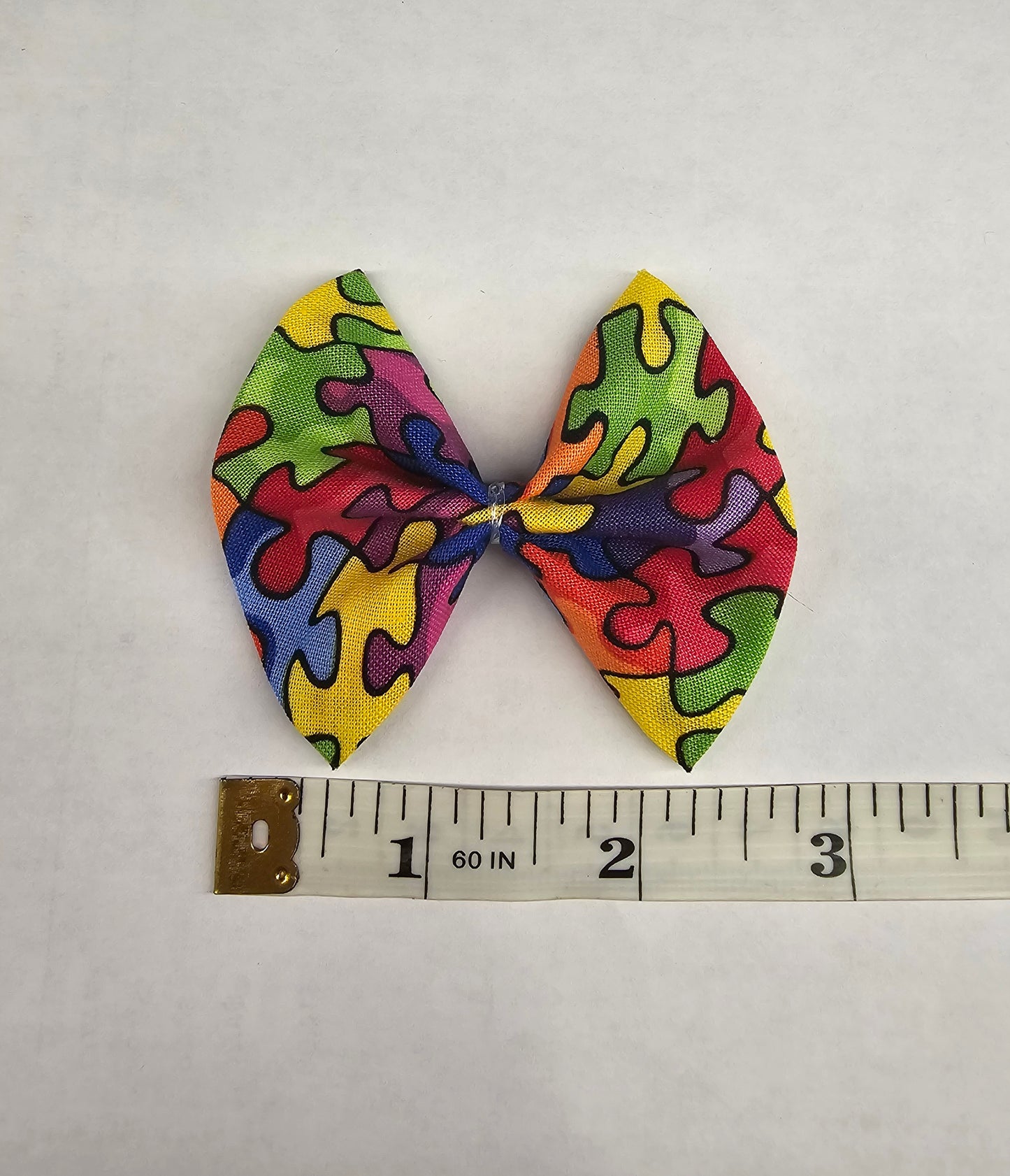 Autism Puzzle Piece Bows