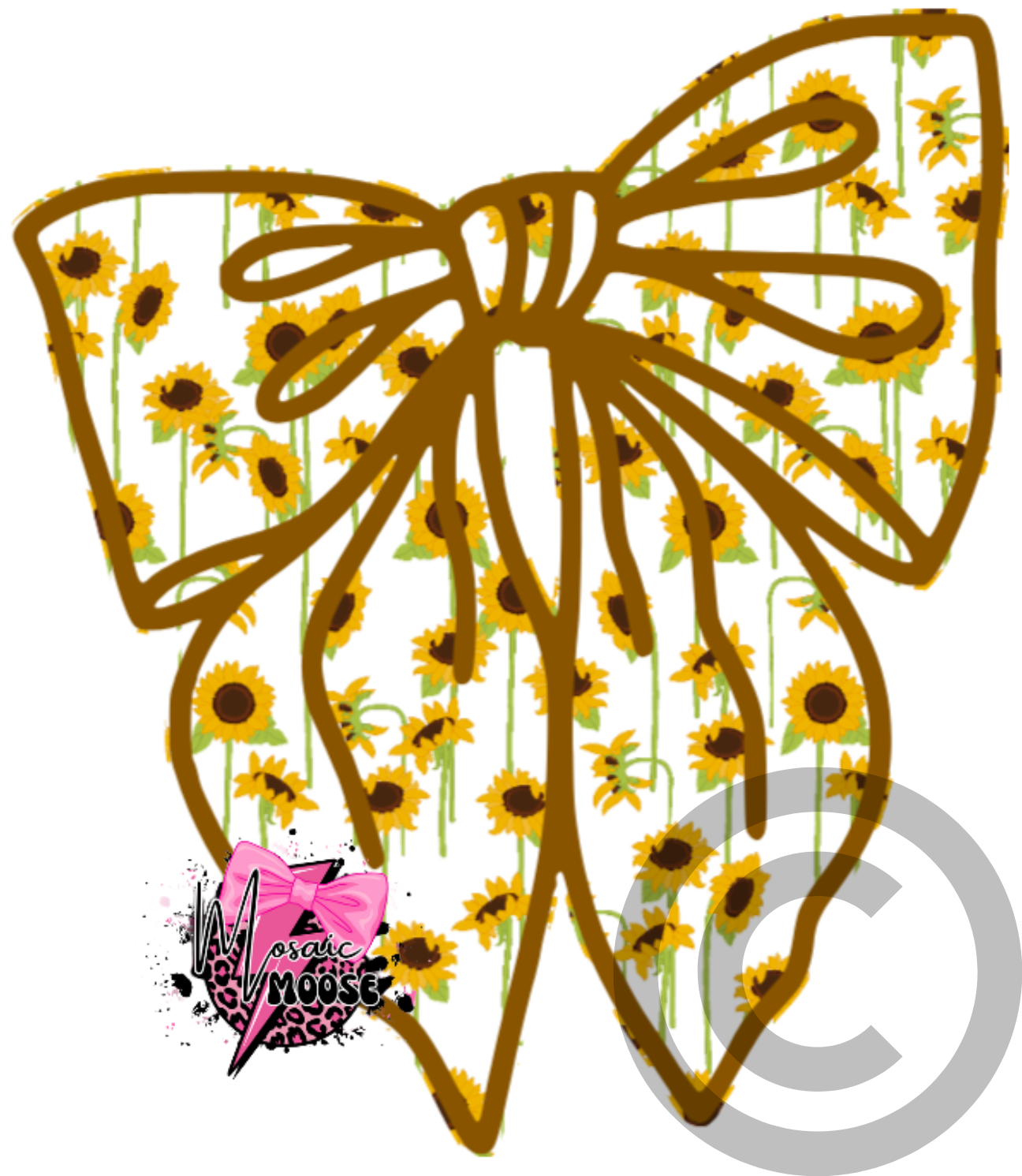 Slouchy Bow-Sunflower