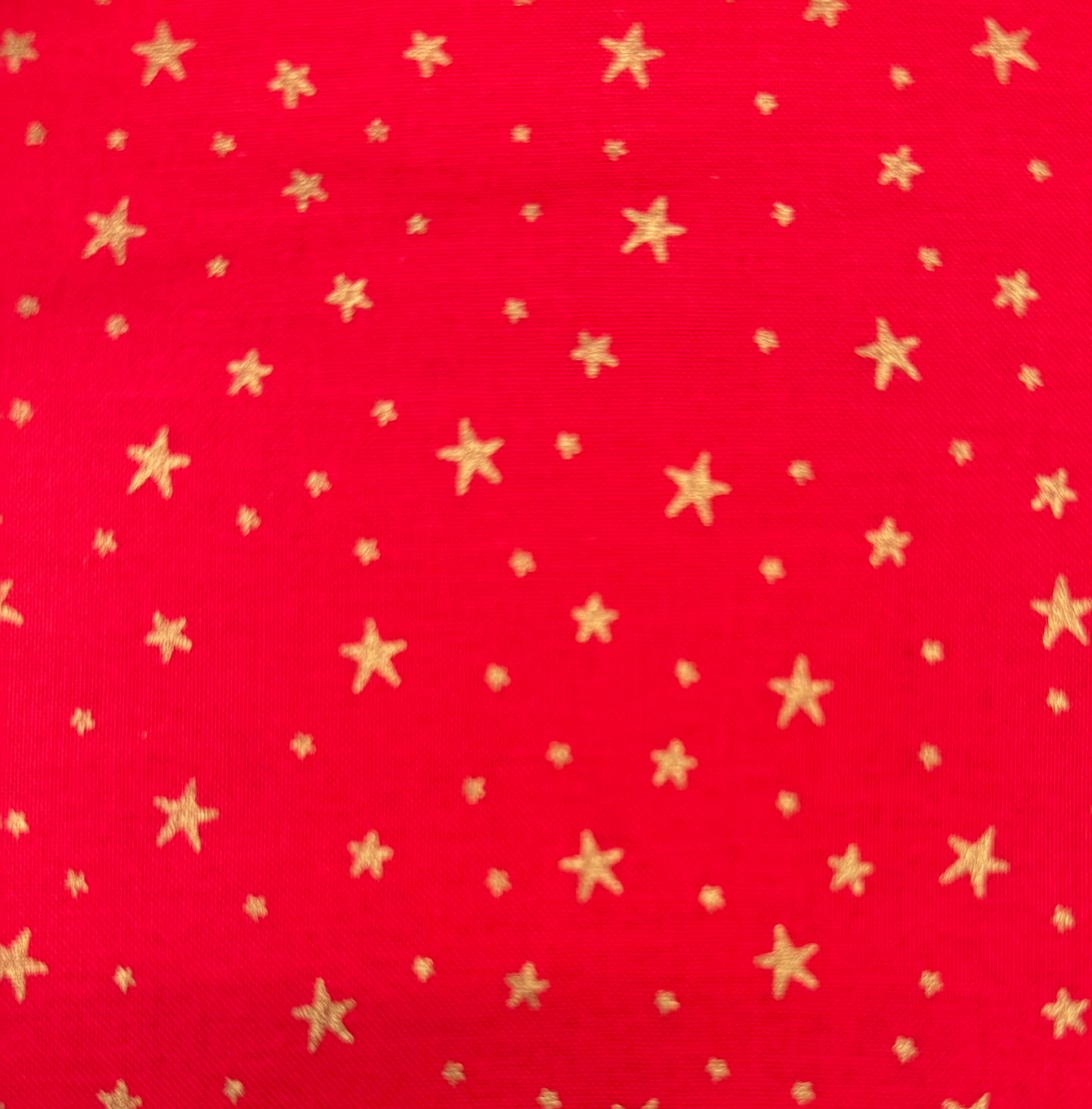 Red with Gold Stars