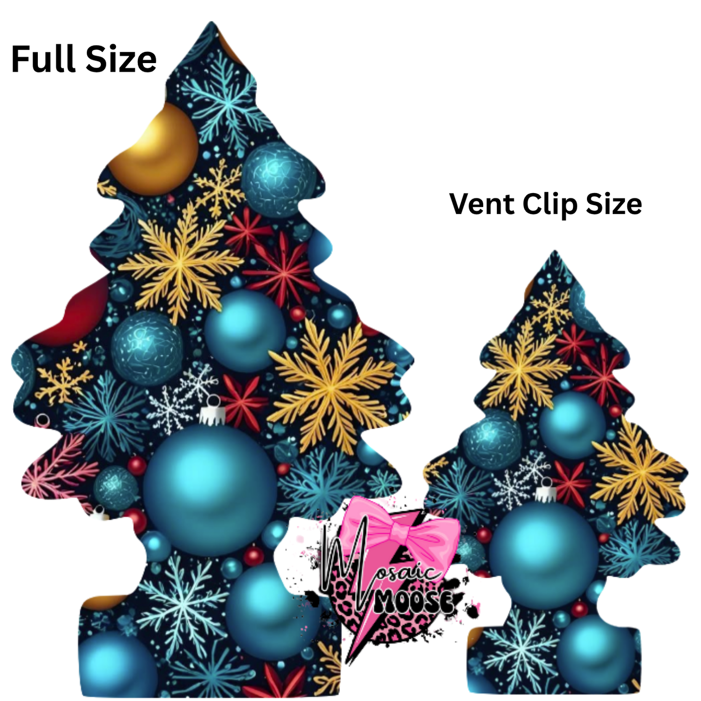 Little Trees Blue Ornament