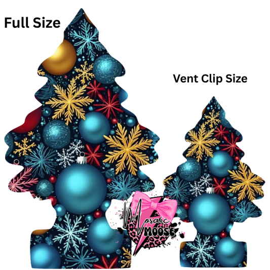 Little Trees Blue Ornament