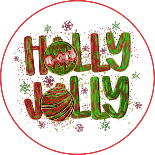 Holly Jolly Green & Red