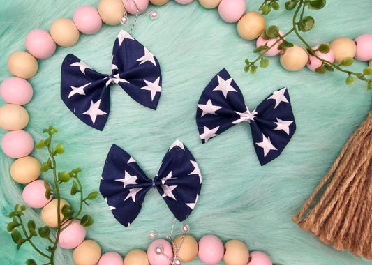Navy blue with stars
