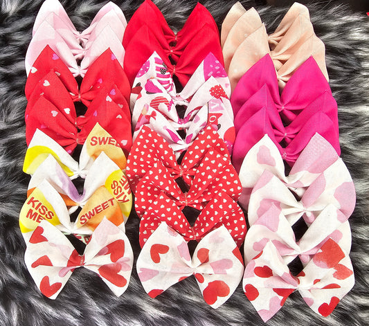 Valentines bow grab bags