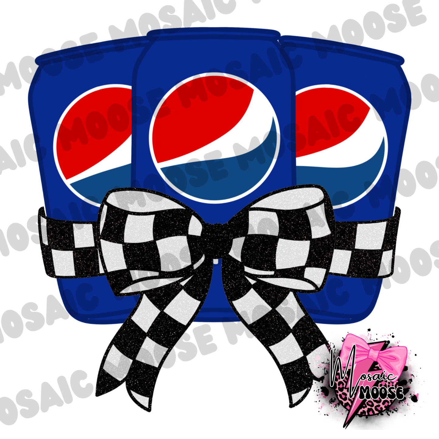 Soda Can with Bow