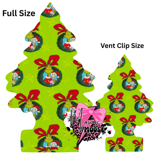 Little Trees Grinch Wreath