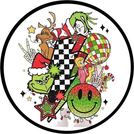 Checkered Lightning Grinch