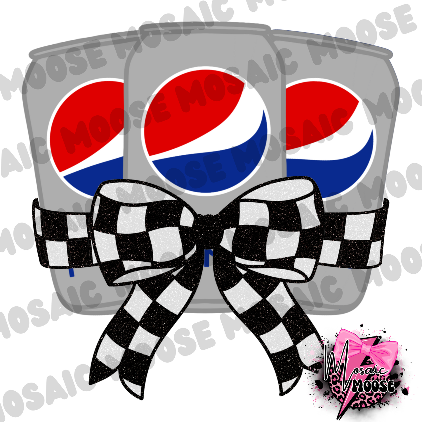 Soda Can with Bow