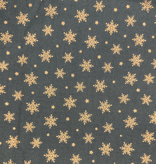 Green with Gold Snowflake