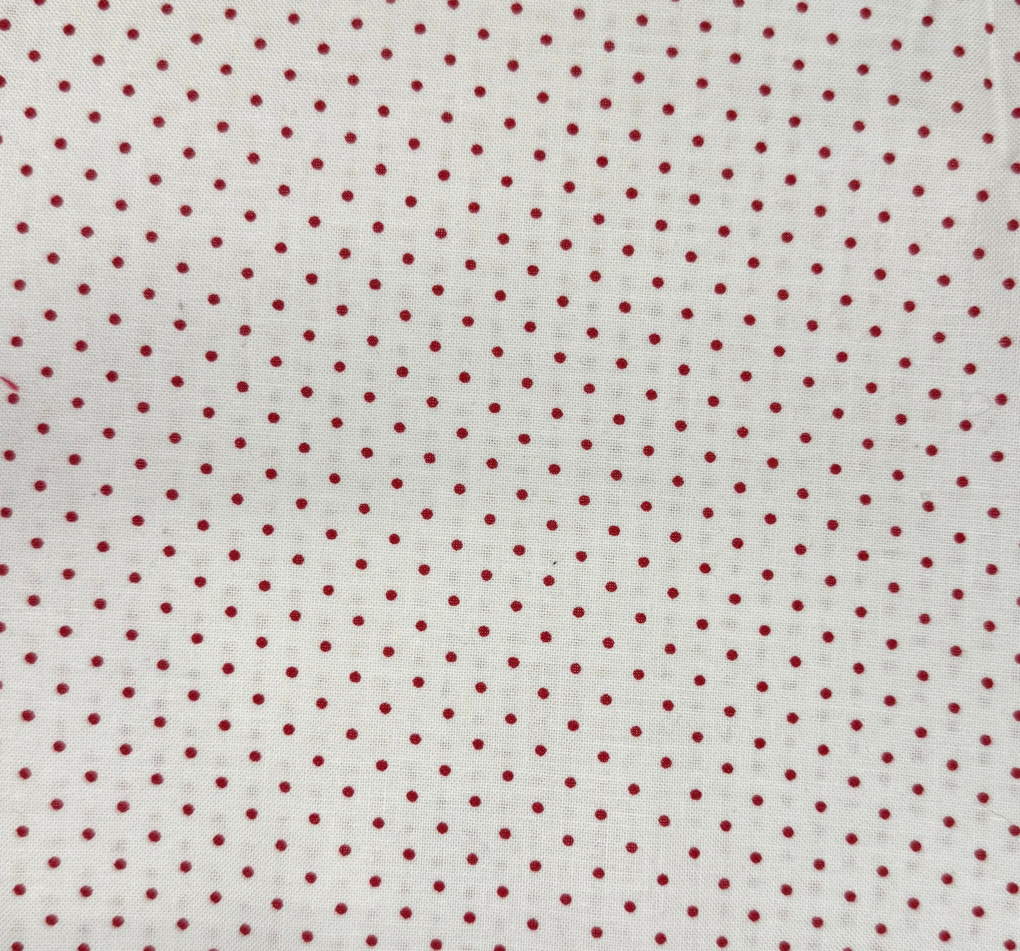 White w/ small red dot